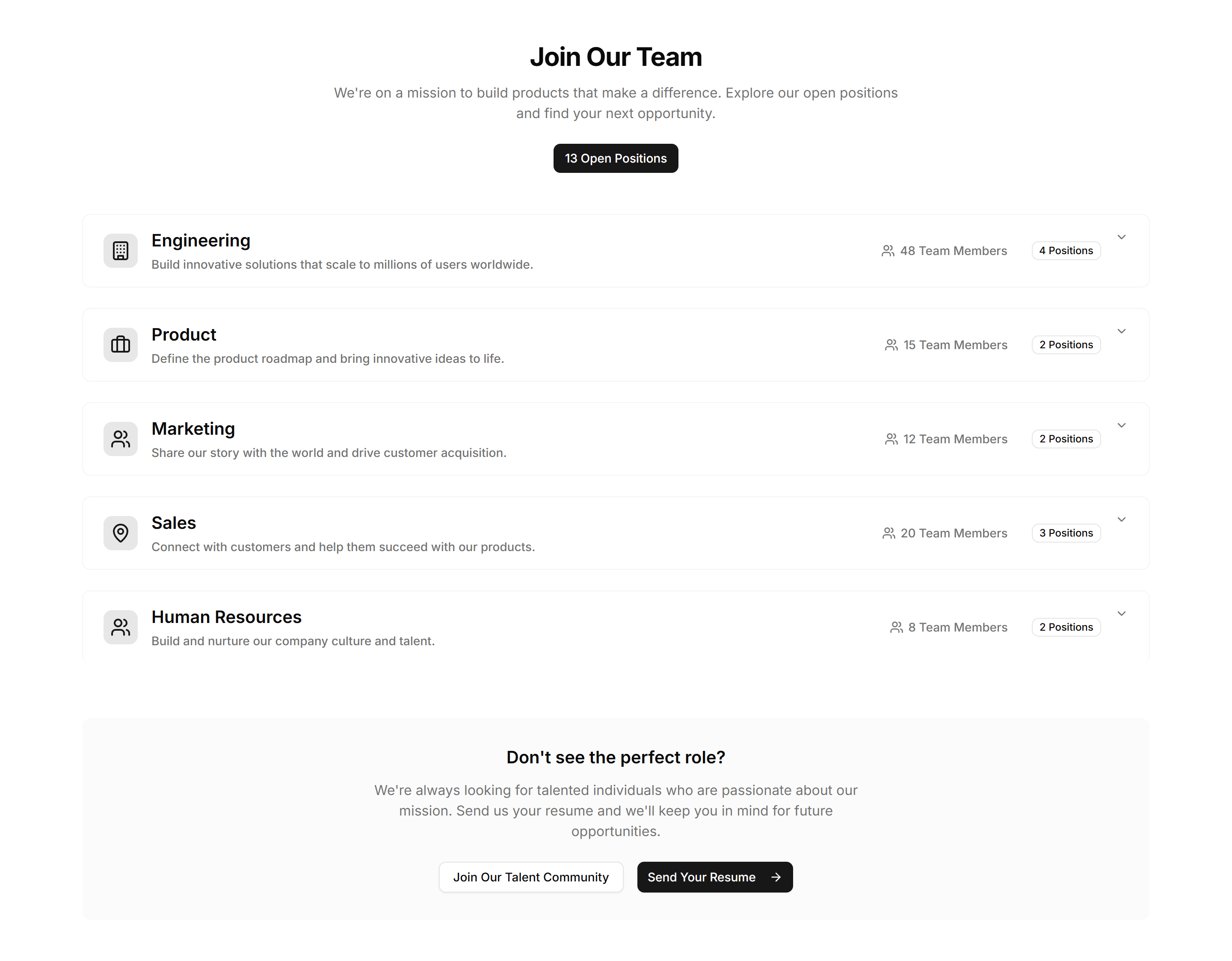Marketing (Legacy) Career: Department Positions