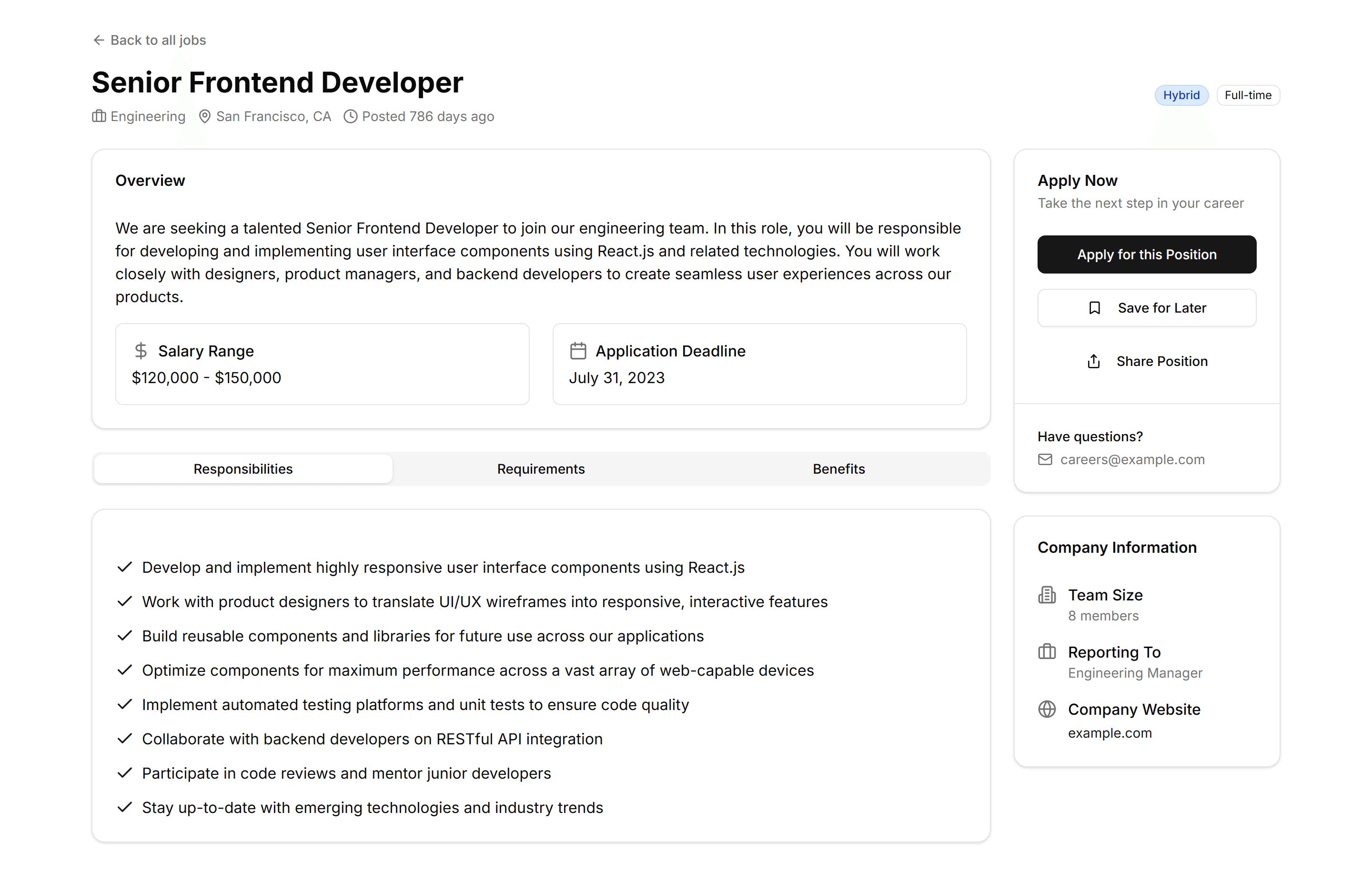 Marketing (Legacy) Career: Job Details