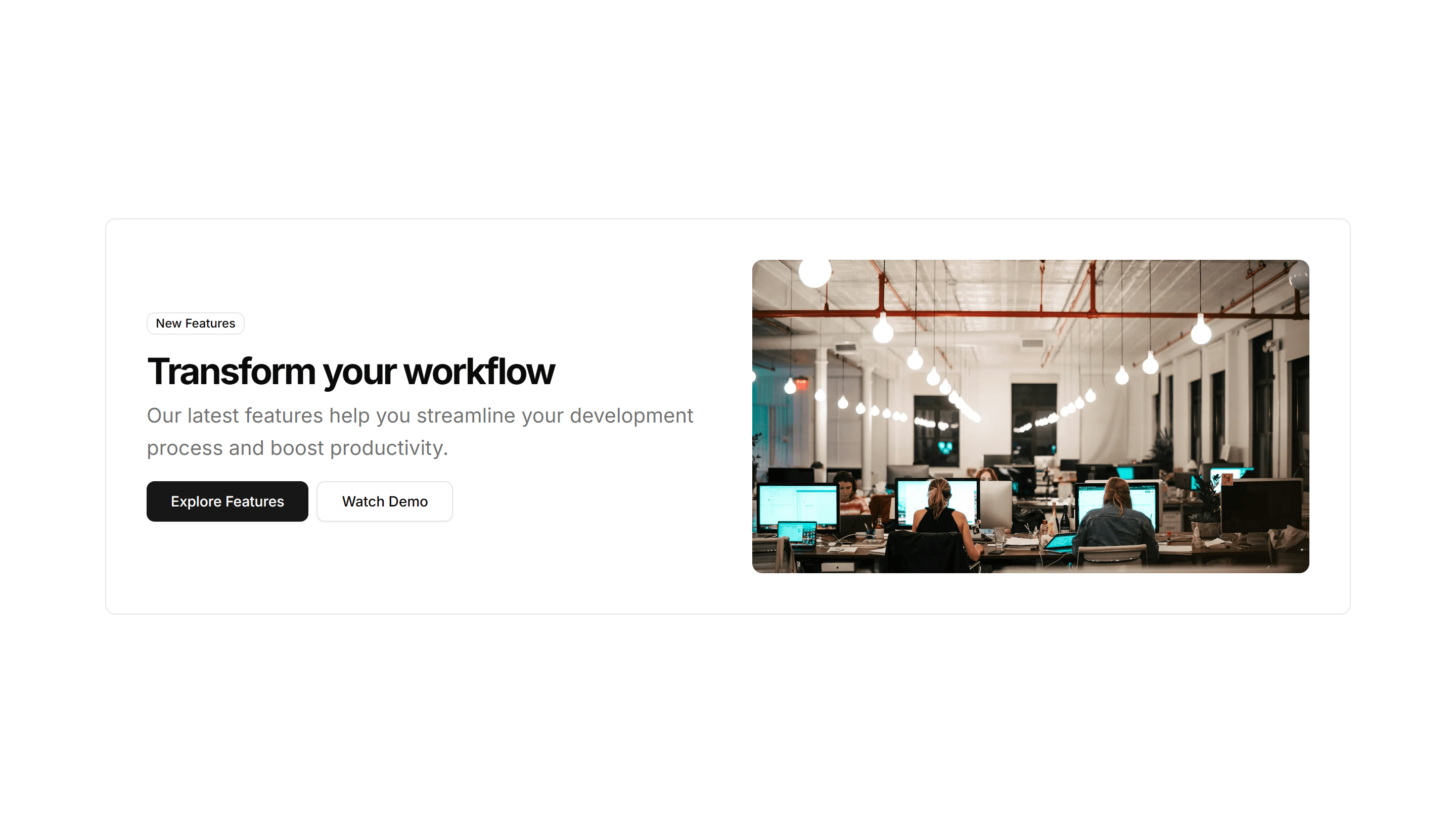 Marketing (Legacy) CTA Section: Split With Image