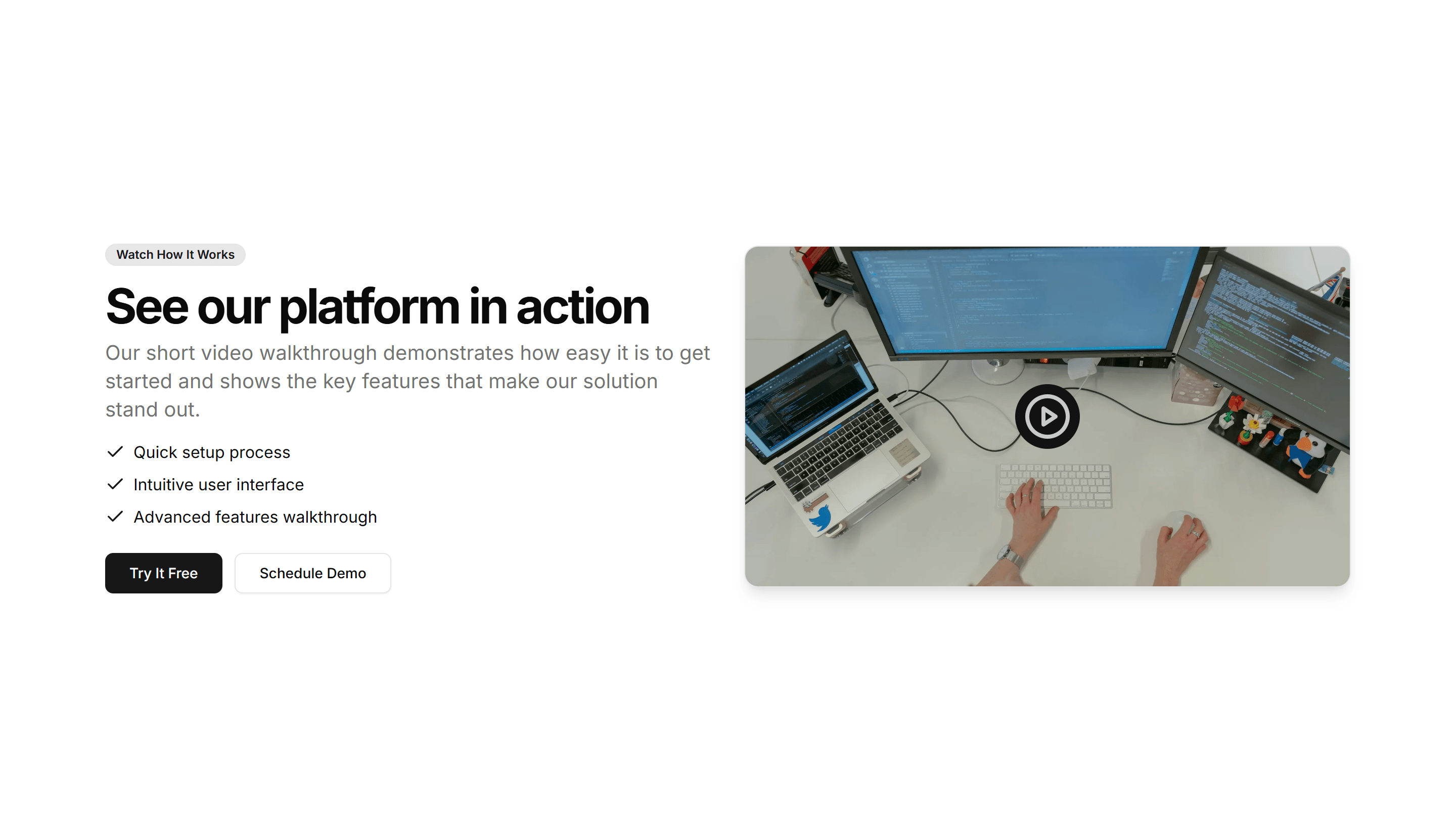 Marketing (Legacy) CTA Section: Video CTA