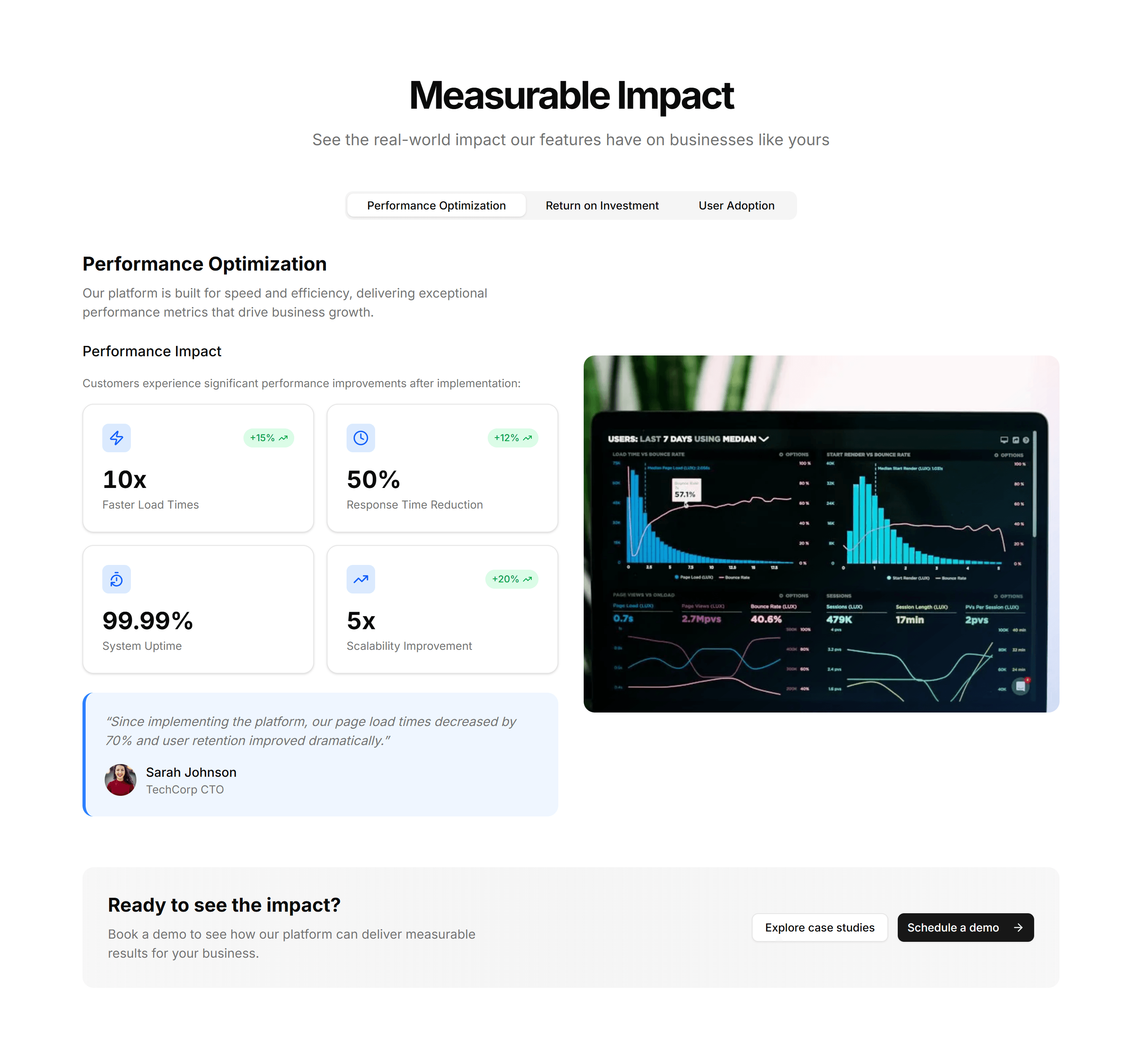Marketing (Legacy) Feature Section: Feature Stats