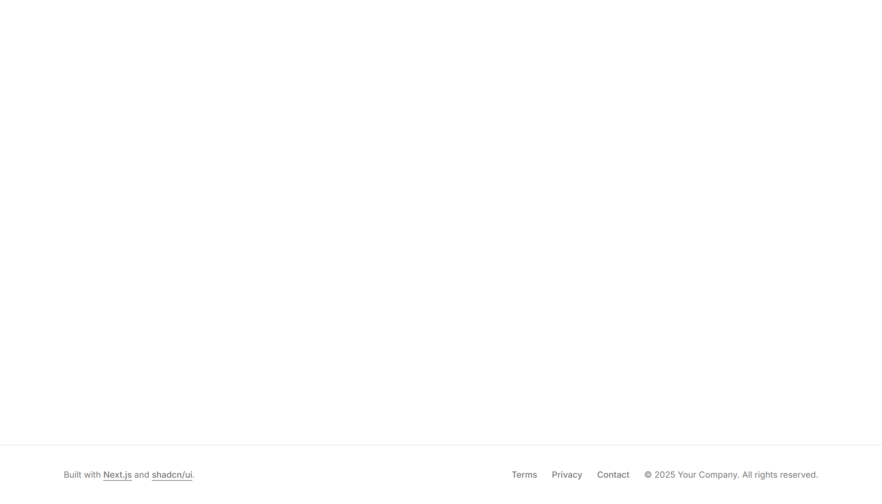 Marketing (Legacy) Footer: Simple