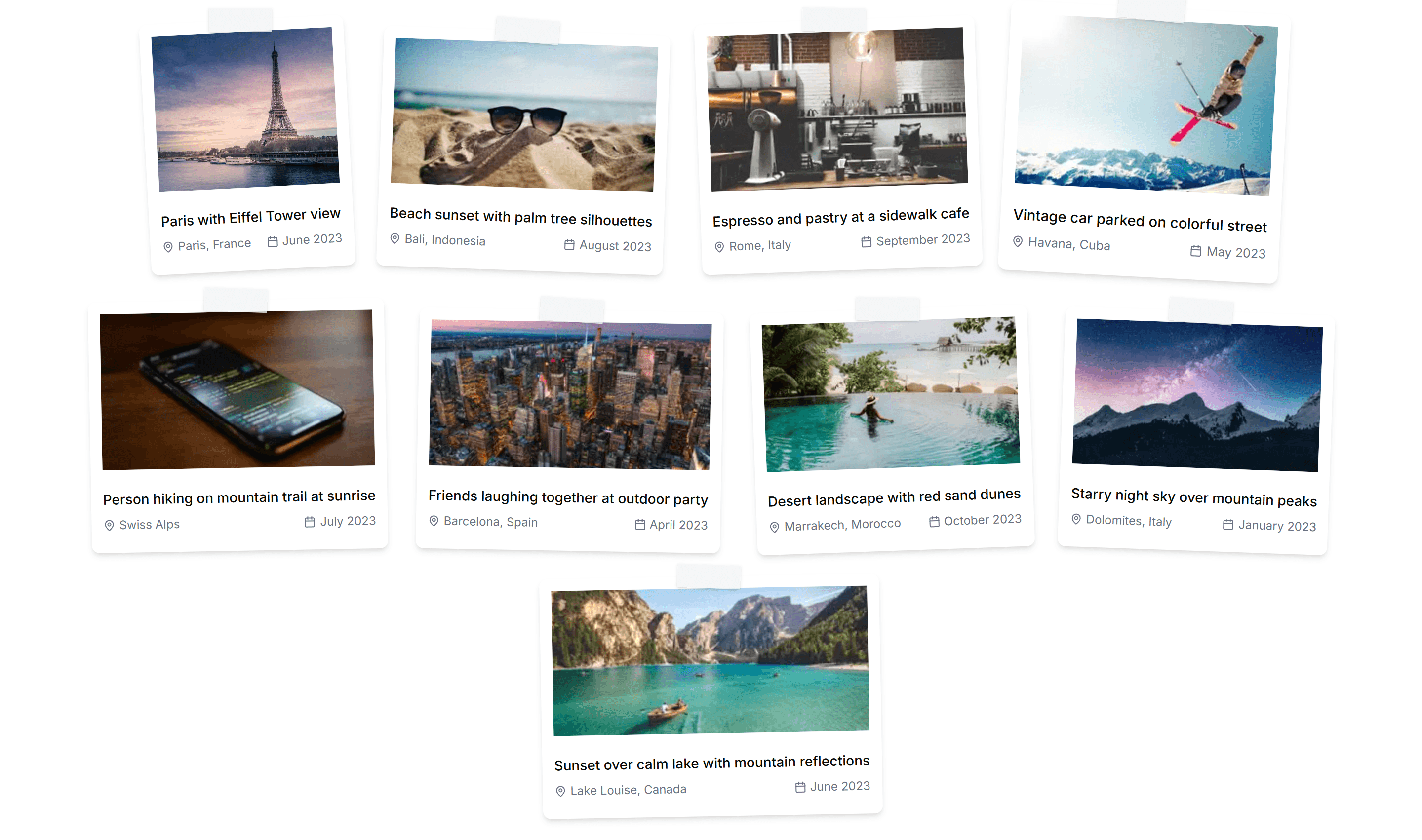 Marketing (Legacy) Gallery: Polaroid Gallery