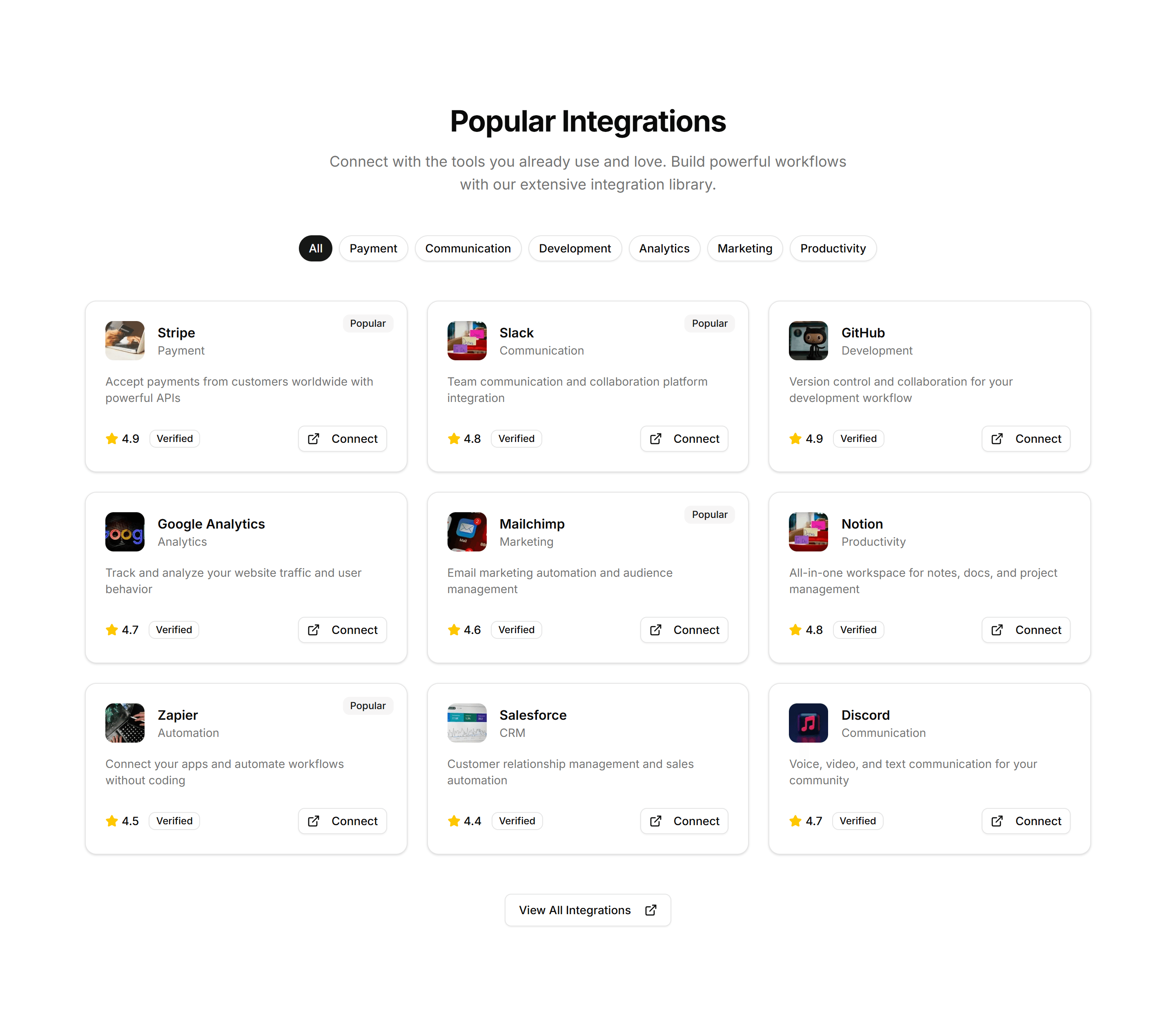 Marketing (Legacy) Integration: Simple Grid
