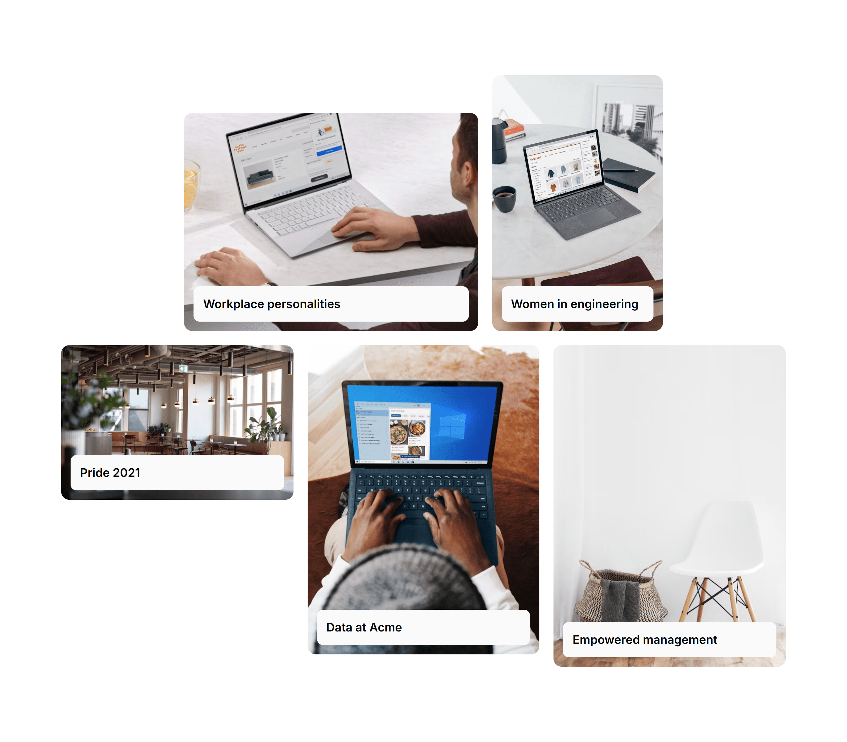 Marketing (Legacy) Masonry Section: Cards On Images