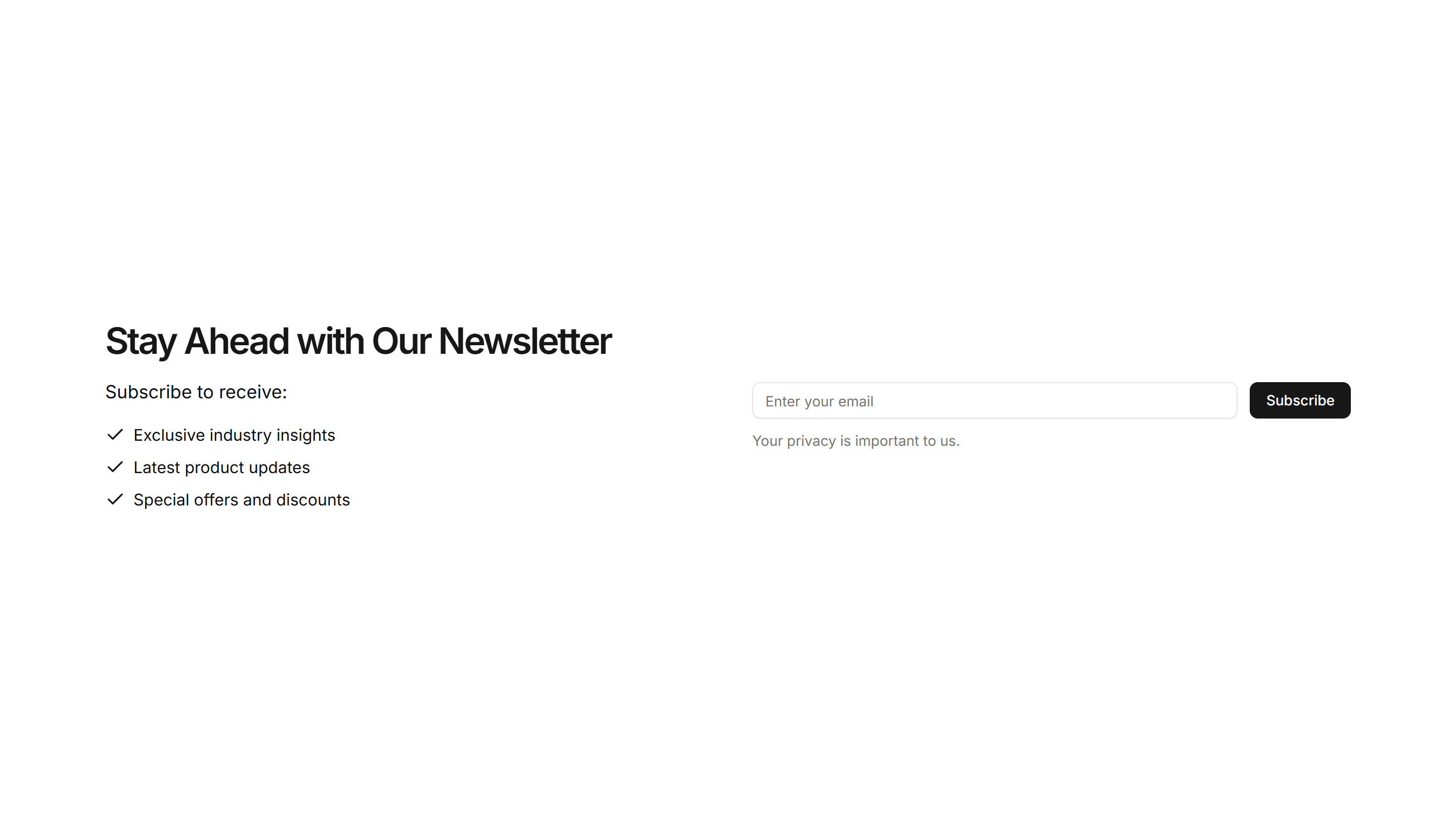 Marketing (Legacy) Subscribe: Benefits List